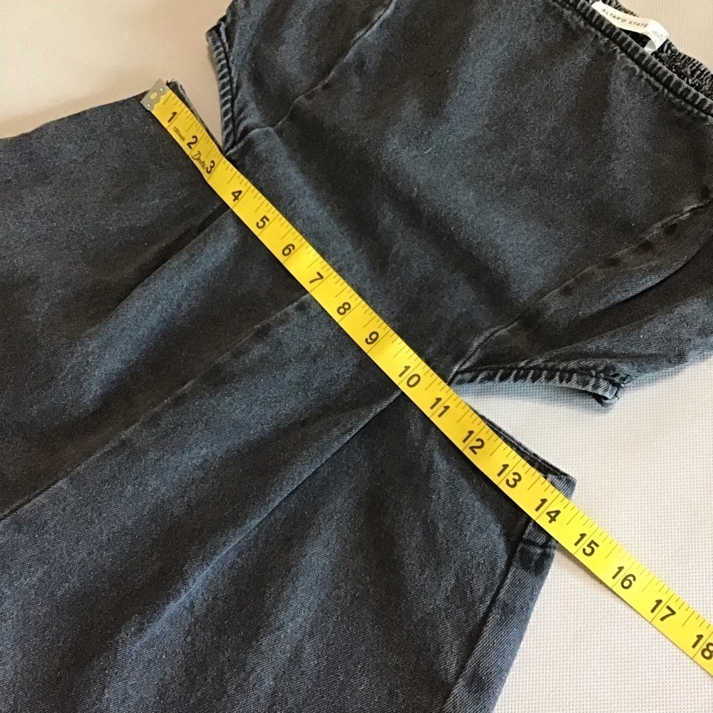Altar'd State Louise Denim Romper - Picture 8 of 12